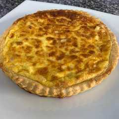 Una foto de Quiche Lorraine (masa brisée)