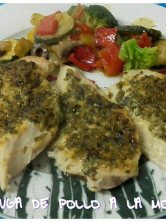 Una foto de 🐓Pechuga de pollo a la mostaza🐓