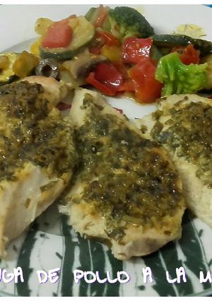 Una foto de 🐓Pechuga de pollo a la mostaza🐓