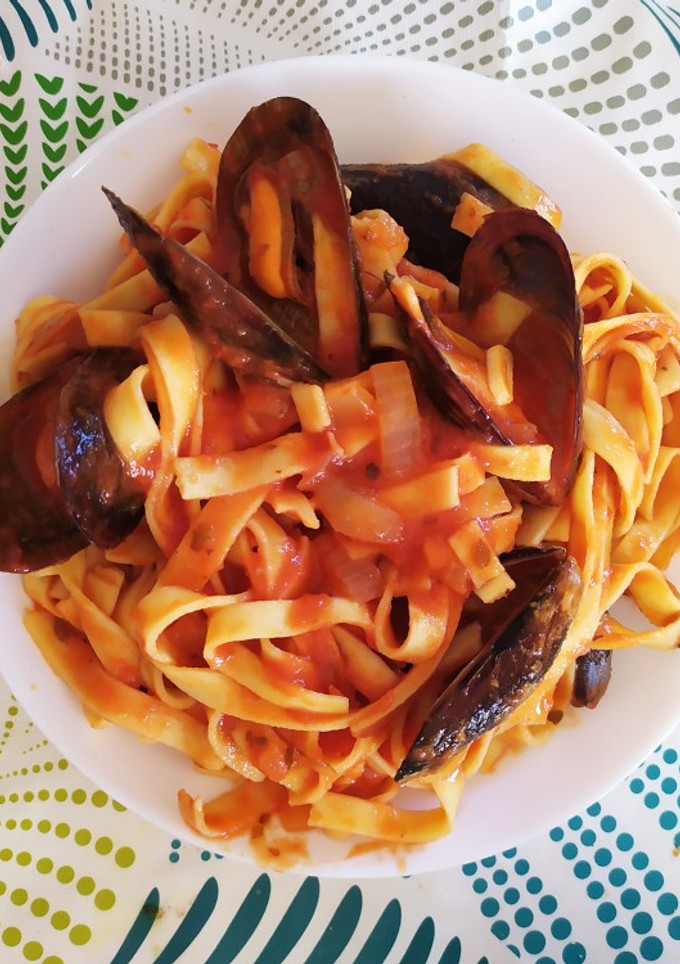 Una foto de Pasta frutti di mare
