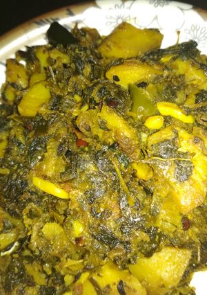 A picture of Methi aloo.