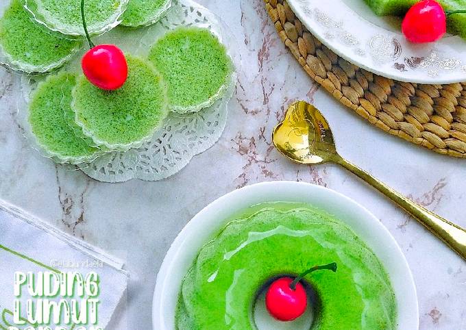 Tutorial Membuat Resep Puding Lumut Pandan Kelor