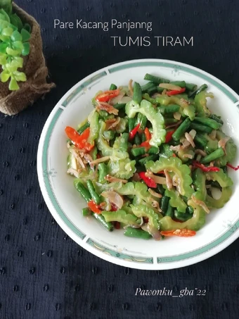 Cara Mudah Membuat Resep 728. Pare Kacang Tumis Pedas (saus tiram) yang Lezat Anti Ribet, Mantap
