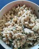 Ensalada fresca de coditos con pollo