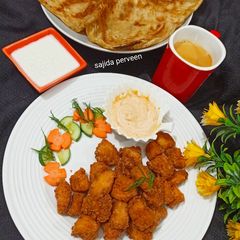 A picture of Chicken popcorn.