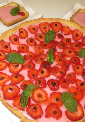 صورة لوصفة تارت بالفريز Tarte au fraise