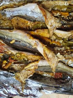 Una foto de Bagre al horno