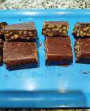 Turrón con chocolate y avena crujiente o a tu gusto