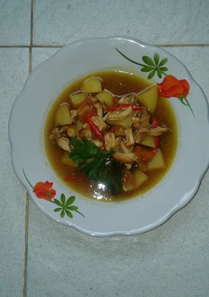 Foto resep Suwir Ayam & Kentang Suka-suka