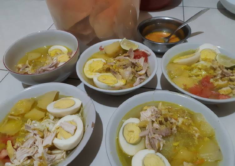 Cara Gampang Membuat Soto ayam dijamin enak Anti Gagal