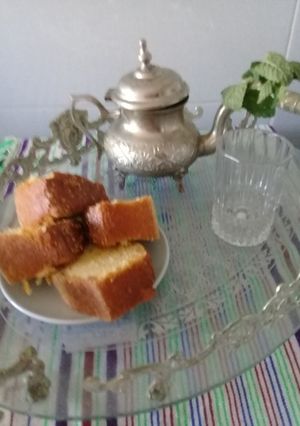 صورة لوصفة كيكة بالطحينة (منكهة)