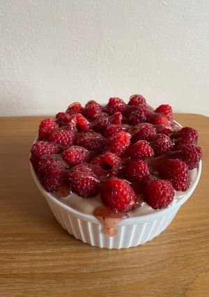 Zdjęcie przepisu Ptasie mleczko proteinowe.