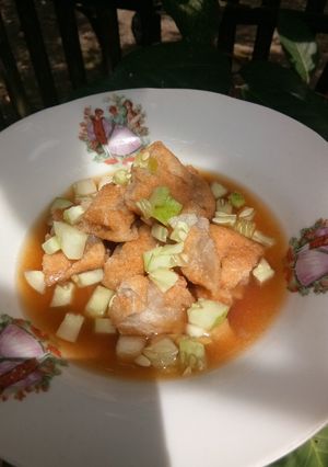 Foto resep Cara membuat mpek" seadanya