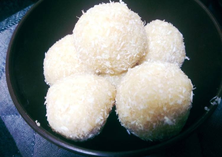 Step-by-Step Guide to Prepare Super Quick Homemade Instant no cook Coconut laddu