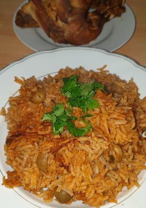 صورة لوصفة 🍚 ارز احمر بالفرن 🍛