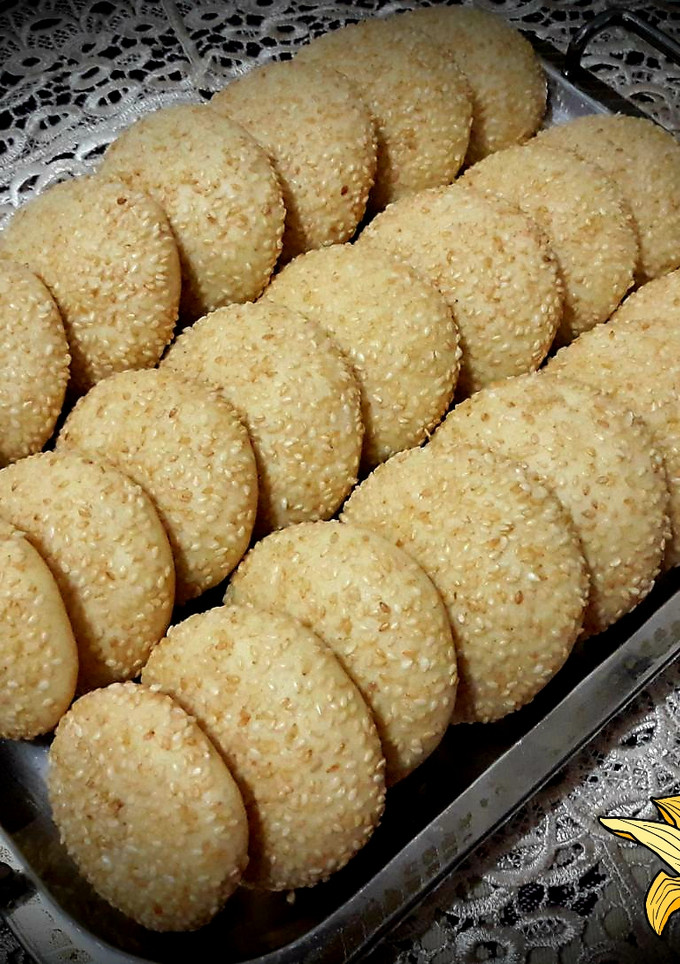 عکسی از دستور کلوچه کنجدی