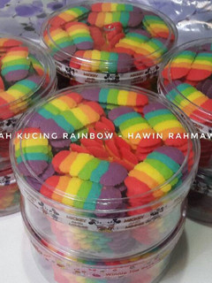 Foto resep Lidah Kucing Rainbow