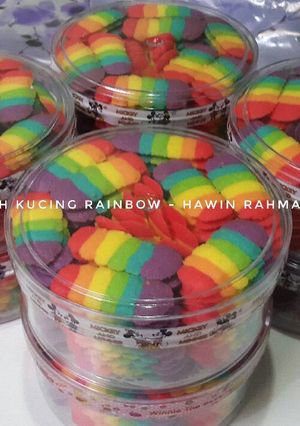 Foto resep Lidah Kucing Rainbow