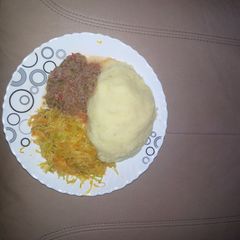 A picture of Mashed potatoes.