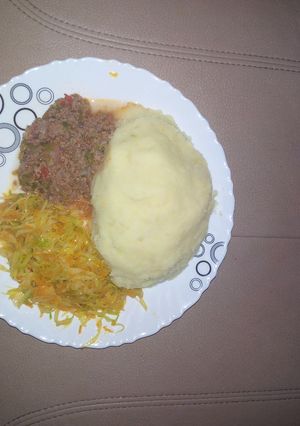 A picture of Mashed potatoes.