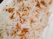 A picture of plain white rice