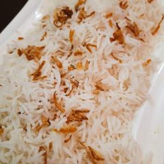 A picture of Plain boiled rice.