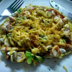 A picture of Egg Pizza.