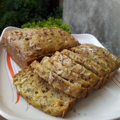 A picture of Coconut & orange infused banana loaf.