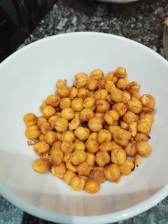 Una foto de Garbanzos fritos en freidora de aire
