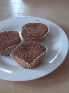 Una foto de Magdalenas de vainilla con mantequilla