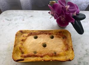 Foto de Bacalhau ao forno com purê de batatas baroa da Angela