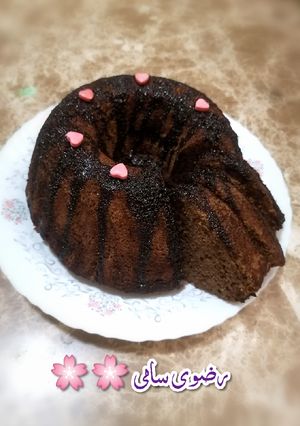 صورة لوصفة كيكة الشيكولاته بالقهوه