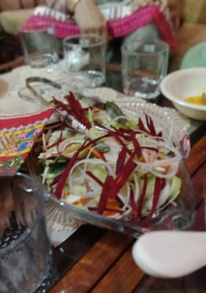 A picture of Fresh julienned salad🥗.