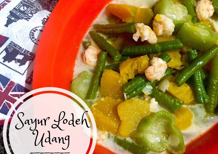 Langkah Mudah untuk mengolah Sayur Lodeh Udang Anti Gagal