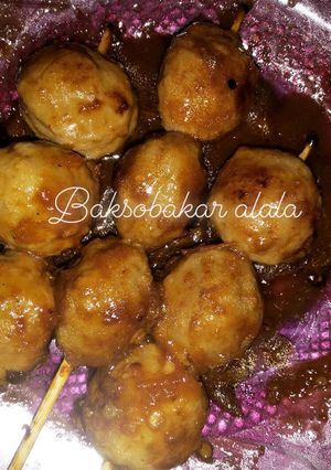 Foto resep BAKSO BAKAR TEFLON NAMPOL PEDES ala Depan Kampus Poltekkes solo