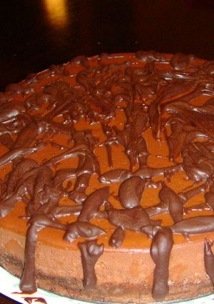 A picture of Chocolate Cheesecake.