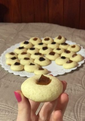 Una foto de Pepas de batata con chocolate