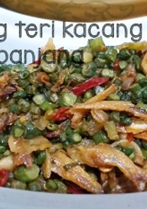Foto resep 35. Oseng teri kacang panjang