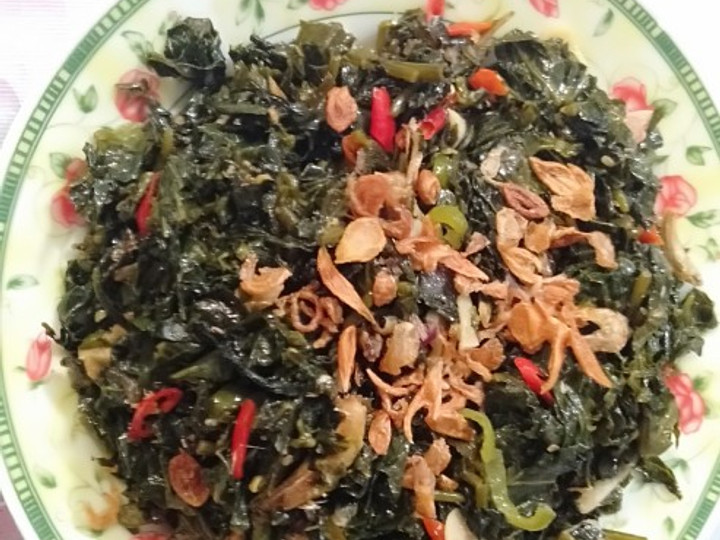 Resep Tumis Daun Pepaya Jepang ikan Teri yang Enak