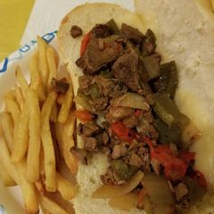 A picture of Slow Cooker Mackie Cheese Steak.
