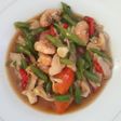 Tumis udang jamur saori lada hitam