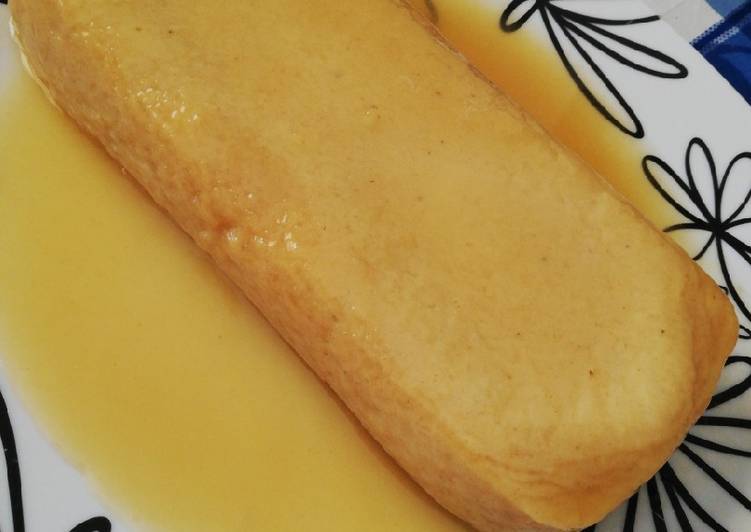 Flan de plátano