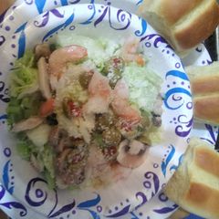 A picture of QUICK, SHRIMP & MUSHROOM SALAD.