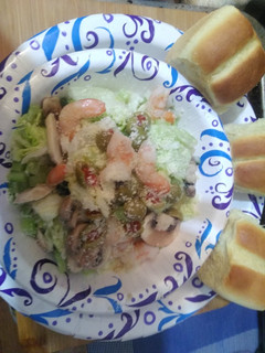 A picture of QUICK, SHRIMP & MUSHROOM SALAD.