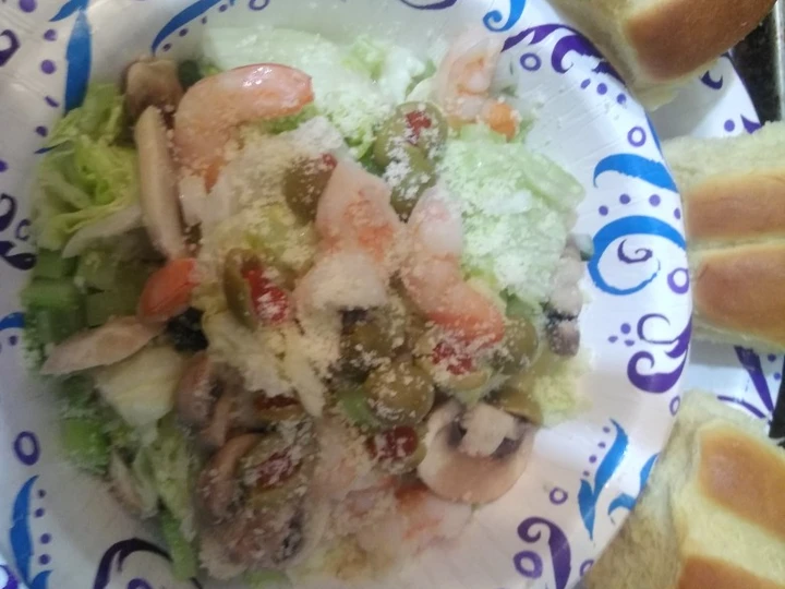 Easy Way Prepare QUICK, SHRIMP & MUSHROOM SALAD the So Delicious Makes you drool
