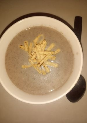 Una foto de Crema de champiñones