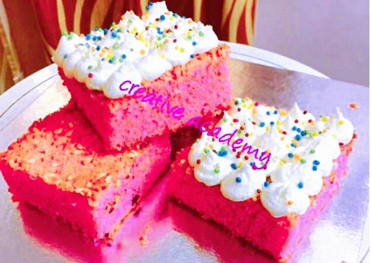 Recipe of Appetizing Strawberry cake with cream cheese