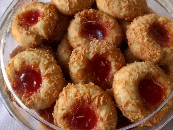 Easy Steps to Make Recipes Cheese Thumbprint Cookies with Strawberry Jam the Perfect So Delicious.