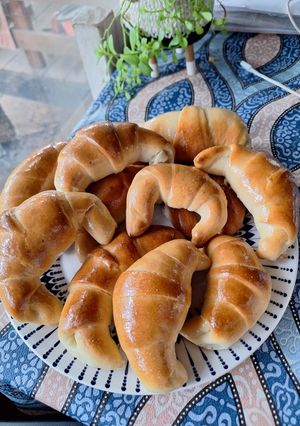 Una foto de 🥐Medialunas veganas, aptas aplv, huevo