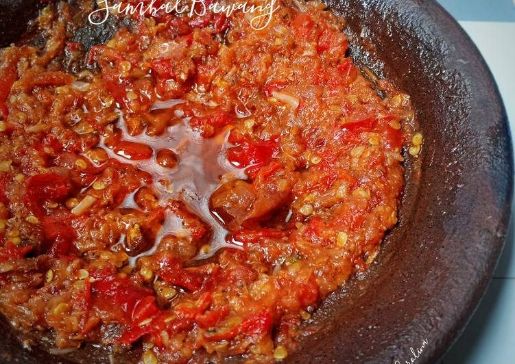 Cara Gampang  Sambal Bawang yang Enak